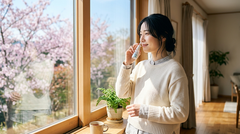 ★花粉症の点鼻薬は朝・夜どちらに使えば効く？最新比較研究の結果は？